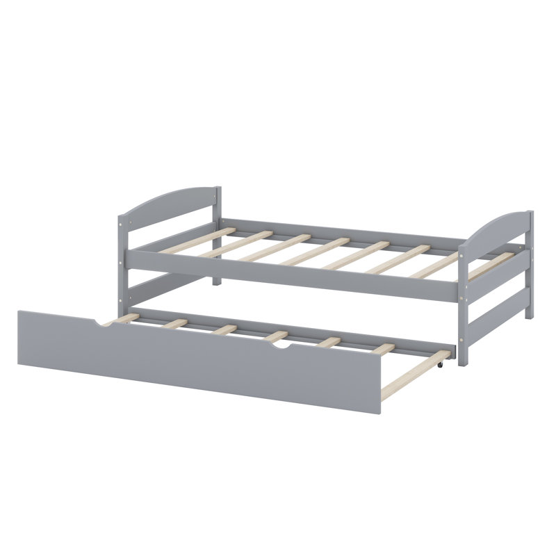 Platform Bed With Trundle Bed