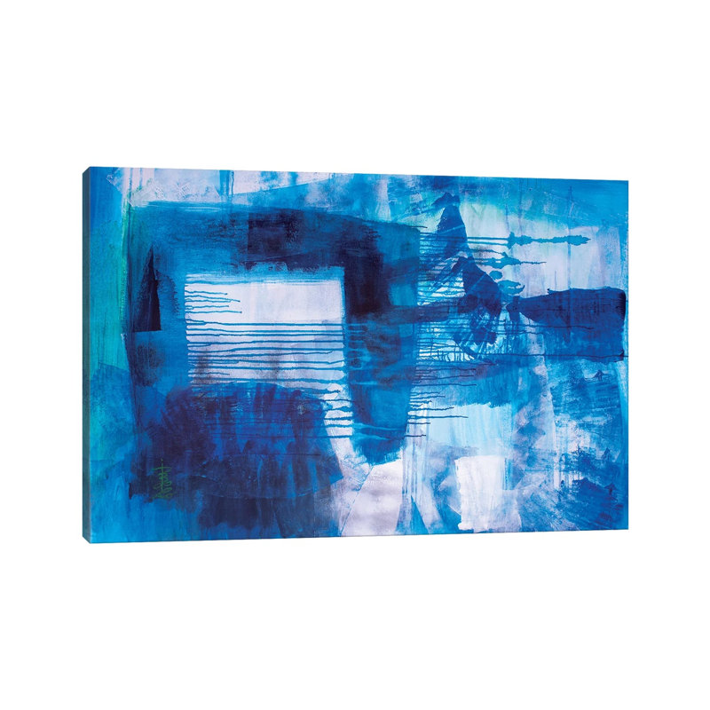 Blue Nostalgia By Misako Chida - Wrapped Canvas Painting by Misako Chida - Wrapped Canvas Painting