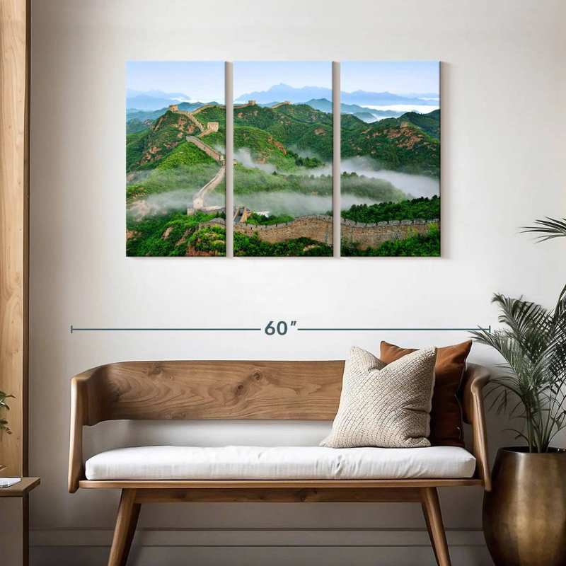 Grande muraille brumeuse Sebbie, H 28 po x l 45 po