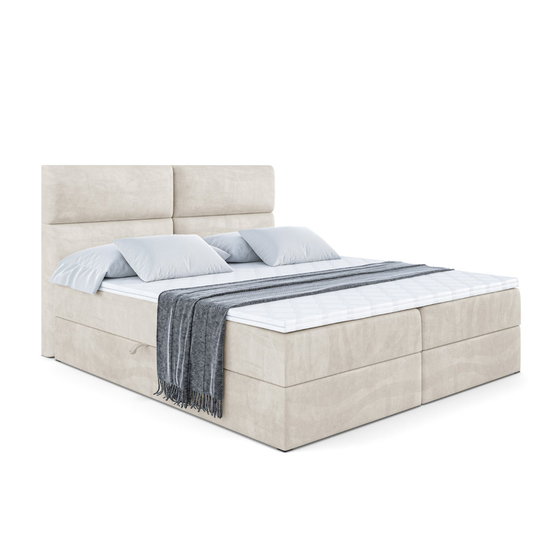 Boxspringbett Ricksen mit Topper und Bettkasten