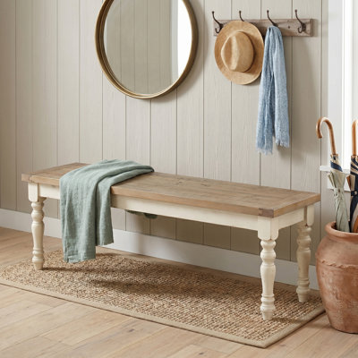 Cierra Solid Wood Bench