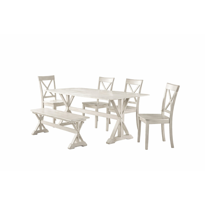 Williamsbridge 6 - Person Trestle Dining Set