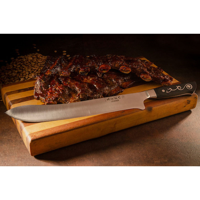 I.O. SHIM Master Grade Scimitar, couteau à trancher, couteau de cuisine, couteau de cuisine - 12 po / 300 mm