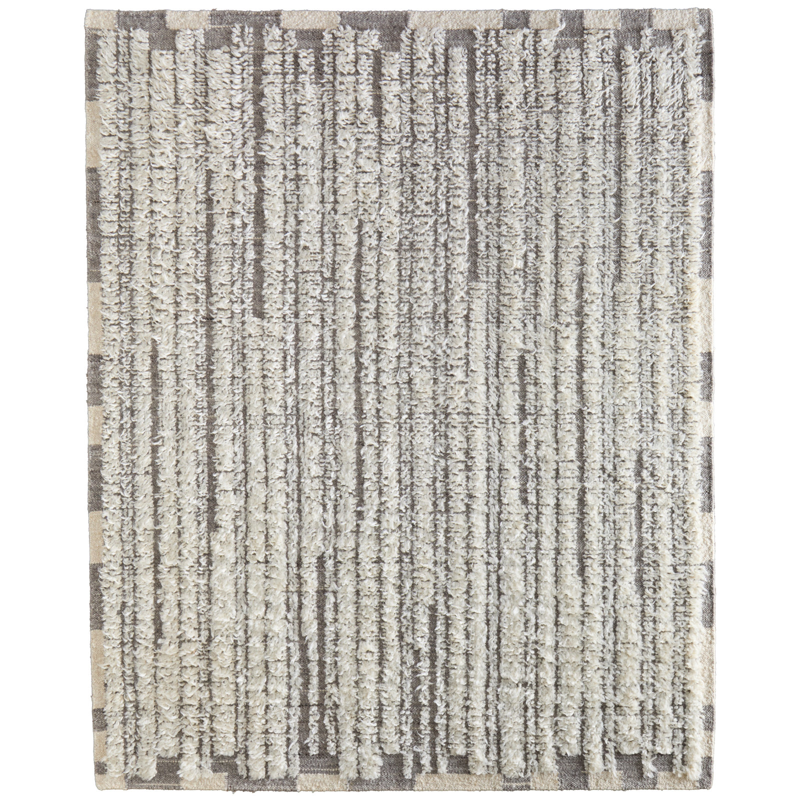 Jalaycia Handmade Wool Rug, Runner 2'6" x 10'