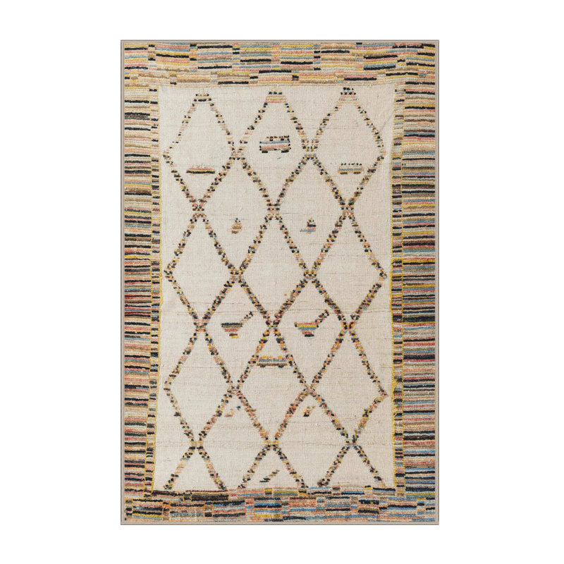 Abstract Indoor Rug, Rectangle 7' x 10'