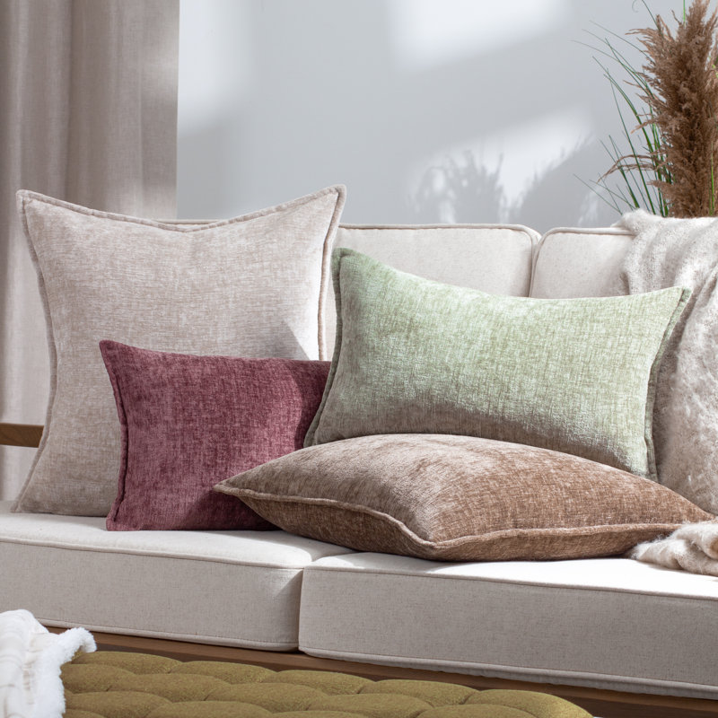 Buxton Rectangular Throw Cushion, Green