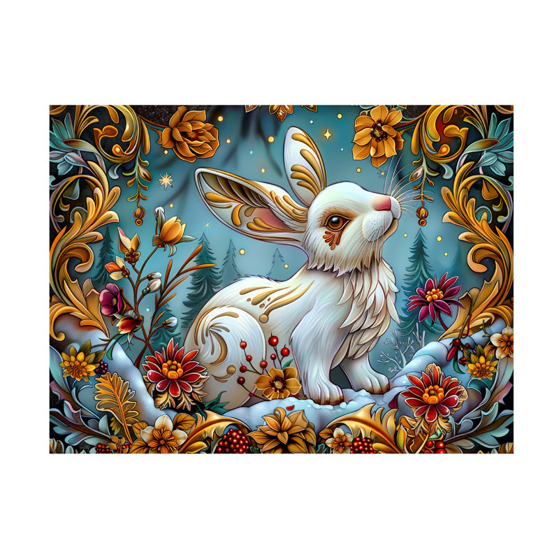 Romantzart, «The Winter King's Storybook» - art sur toile, H 24 po x l 32 po