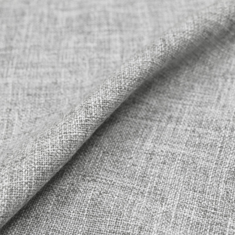 Jebb Upholstered Ottoman, Zuma Pumice Textured Linen
