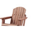 Chaise pliante d'extérieur en bois - surdimensionnée avec construction idéale pour le jardin, la cour, le porche, la terrasse