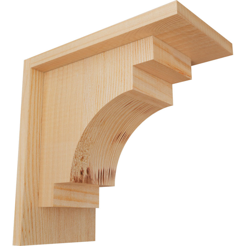 Corbeau méditerranéen avec contre-plaque, H 10 po x l 5,5 po x P 10 po, Sapin de Douglas, Lisse