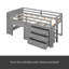 Lit mezzanine simple avec armoire et tablette-571461082