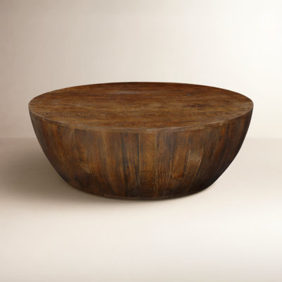 Teasdale Solid Wood Single Drum Coffee Table