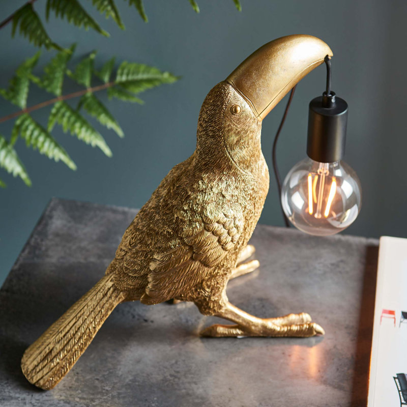 Cullison Novelty Lamp, Vintage Gold/Matte Black