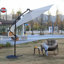 Parasol de marché à DEL 10 pi (Kaki)-2116131432