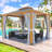 12 pi. L 10 pi. D Auvent de patio en aluminium-75401617
