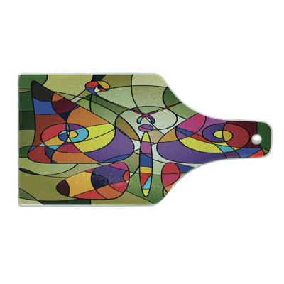 East Urban Home Glass Christam Cutting Board