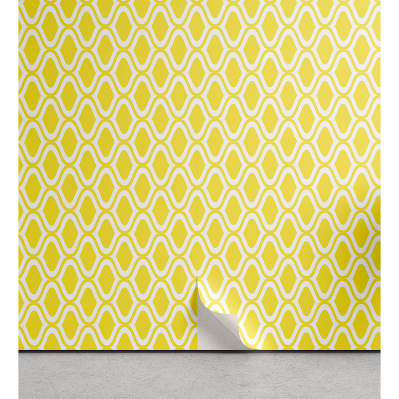 Rouleau de papier peint adhésif Illyana, L 13 po x L 36 po