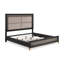 Lit à panneau tapissier de haute qualité en bois massif avec lattes de soutien et pieds décoratifs pour une expérience de sommeil relaxante