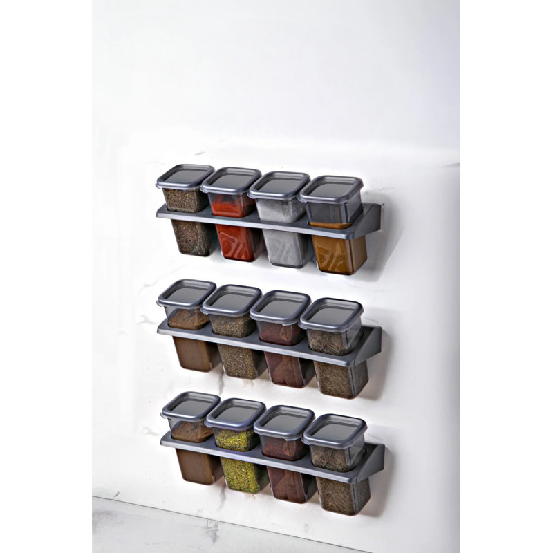 15-Piece Storage Box Set, Black Plastic, 3 Boxes (4.5 x 12.6 x 1.6 inches) & 12 Boxes (3.0 x 3.0 x 4.9 inches) | Dishwasher & Microwave Safe (Without Lid) | Durable & Versatile Organizers for Home & Office