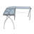 Courson L-Shaped Glass Top Drafting Table-11944948