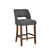 Charcoal Seat/Brown Frame