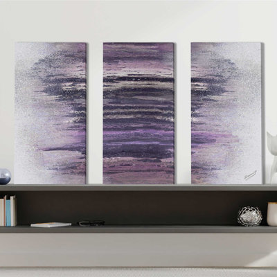 " Purple Woods " 3 - Pieces
