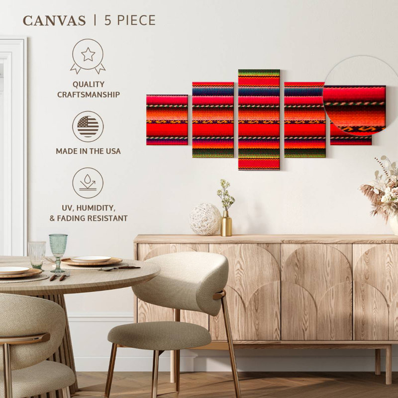 Peruvian Fabric, 42" H x 92" W