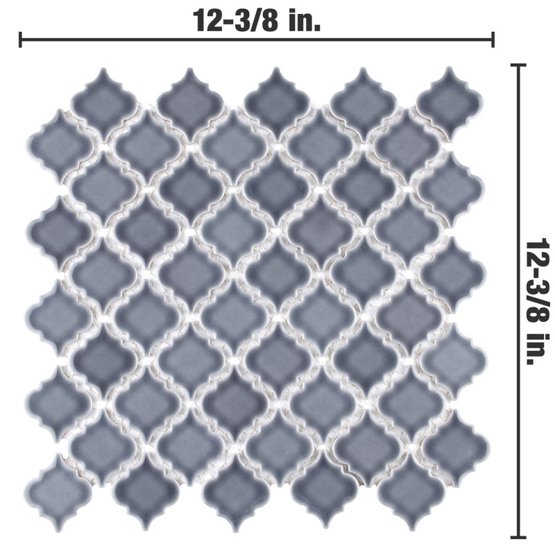 Hudson Tangier 2" x 2" Porcelain Grid Mosaic Wall & Floor Tile