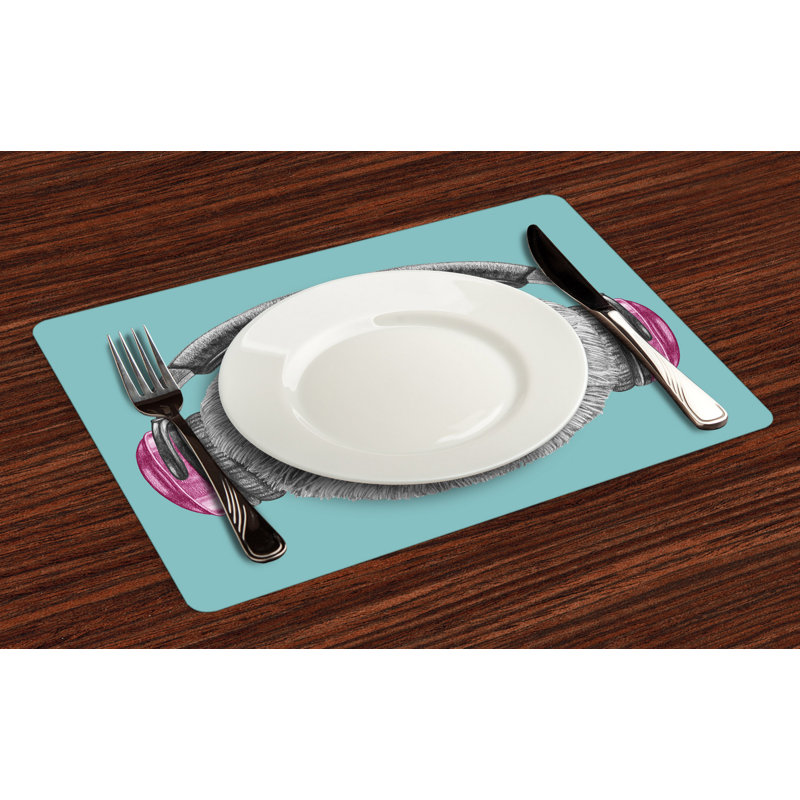 Polyester Animals/Nature Rectangle Placemat