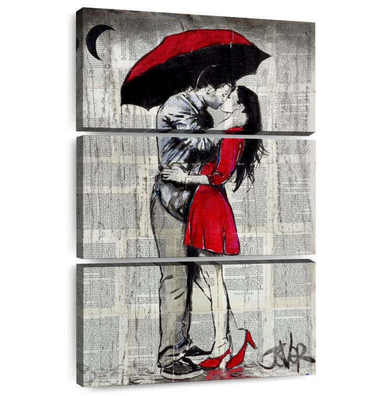 Hardie, rouge, pluvieux, amour