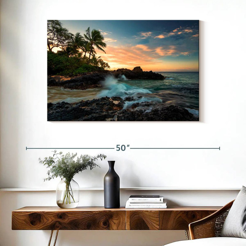 Nicci Makena Cove Sunset, H 26 po x l 39 po