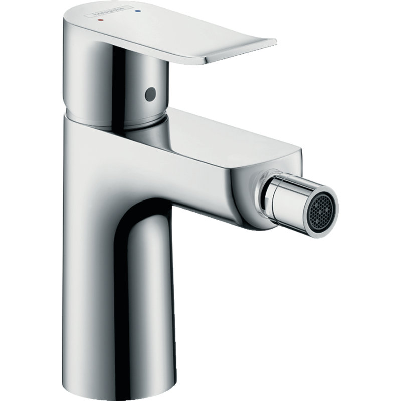 Robinet de bidet horizontal à un trou Metris E, Chrome