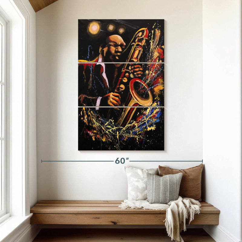 Abarca Jazz Acrylic, 50" H x 32" W