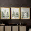 Christmas Holiday Art CDI - Toile tendue avec châssis sur mesure - 3 pièces-2096449262-2096449260