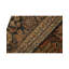 Hand-Knotted High-Quality Black and Brown Area Rug