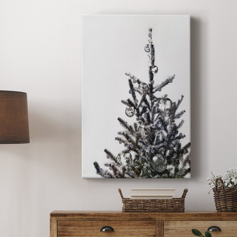 Arbre de Noël disco I - galerie sur mesure enveloppée Cavas, H 36 po x l 24 po