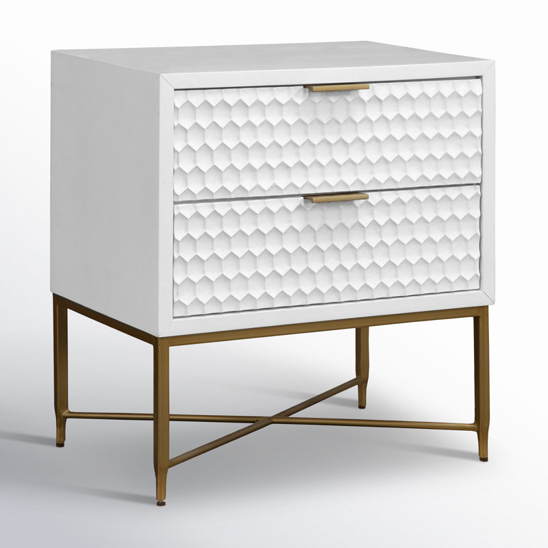Capra 24'' W Nightstand, White