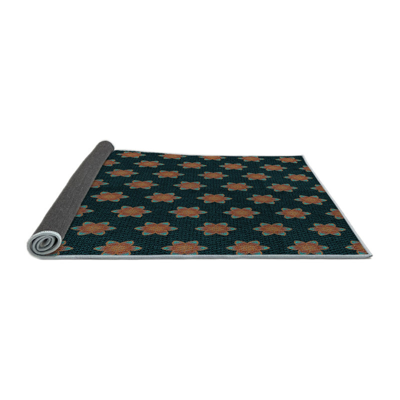 Capirano Performance Wool Floral Indoor Rug, Round 5'