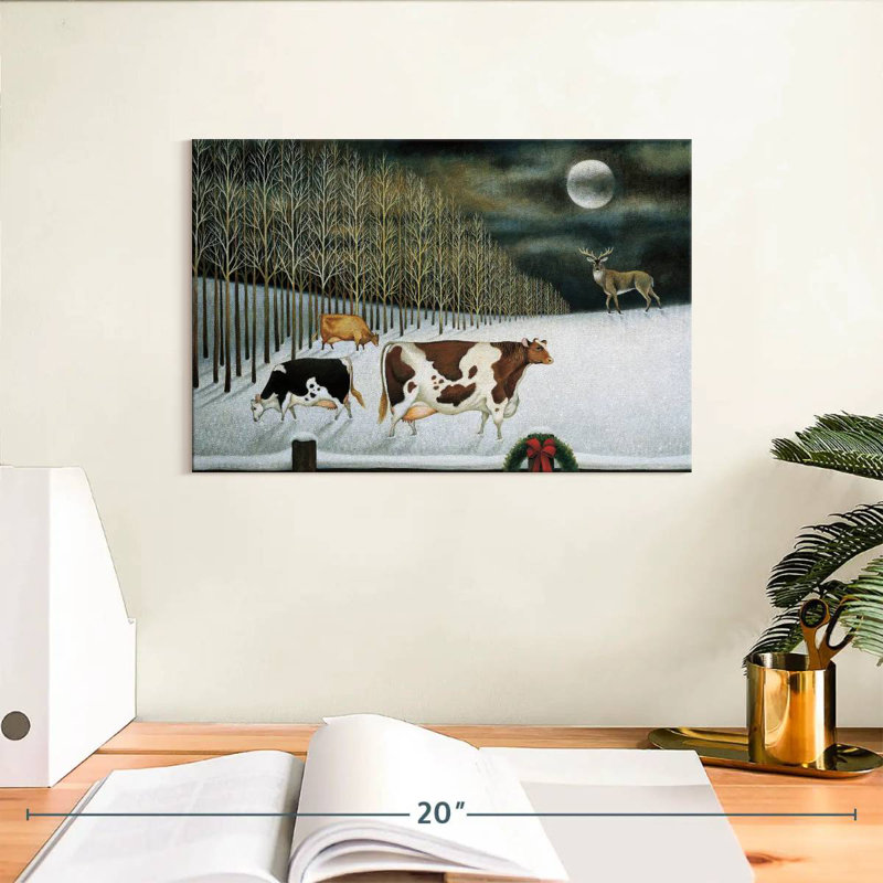 Alvord Winter Moonlight, 8" H x 12" W