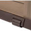 Samuel Alexander 141cm W 440L Plastic Lockable Storage Bench with Wheels in Brown