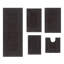Cressie Classy Absorbent Cotton Soft Non-Reversible Heavy Bath Rug Set-1591906899