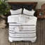 Housse de couette chic en coton avec garnitures