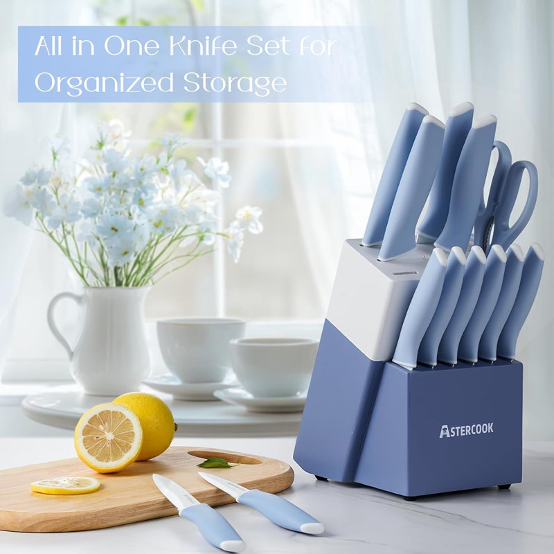 14 Pcs Kitchen Knife Set