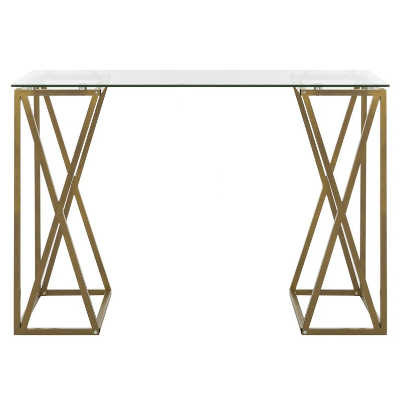 Cejay Glass Iron Standing Desk