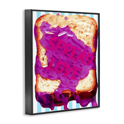Spread Love Toast Art par Daphne Polselli