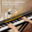 Fashion Wood 88 Key Portable Electric Piano With Stand-863582859