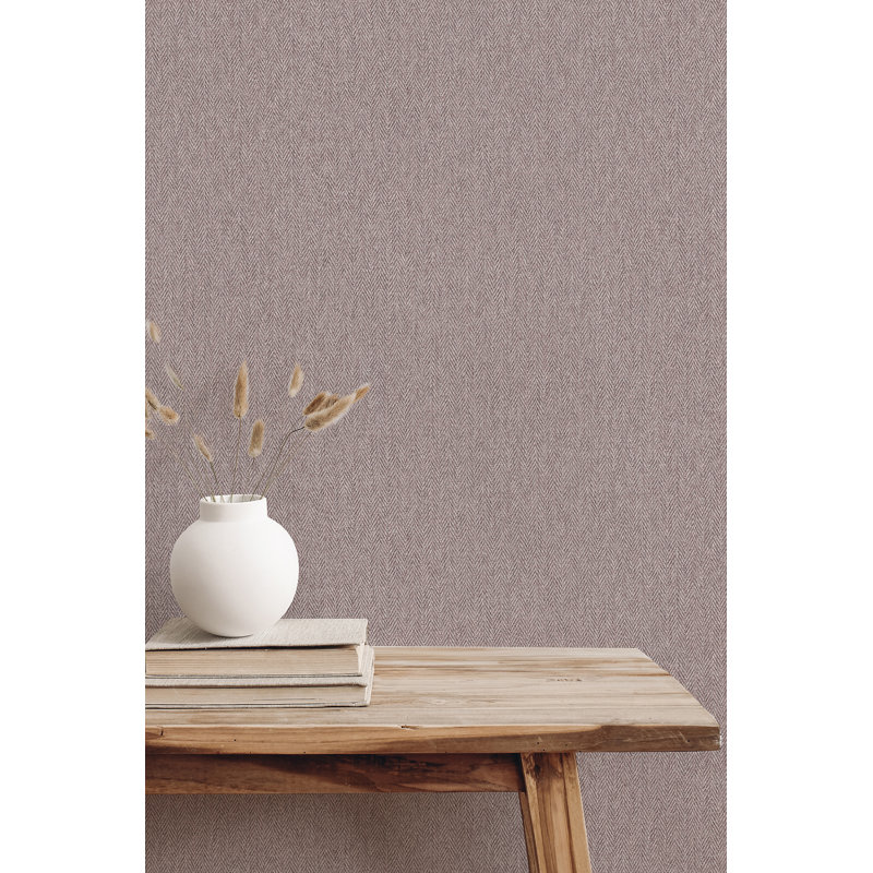 Papier peint Tyngsborough Tweed, Mauve