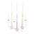 10.5'' H Glass Tabletop Candlestick