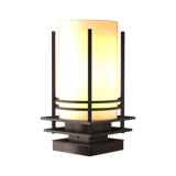 Banded Outdoor 1-Light 12.8" H Pier Mount Light