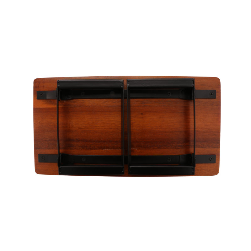 G.E.T. Walnut Wood Display Riser Buffet Accessory